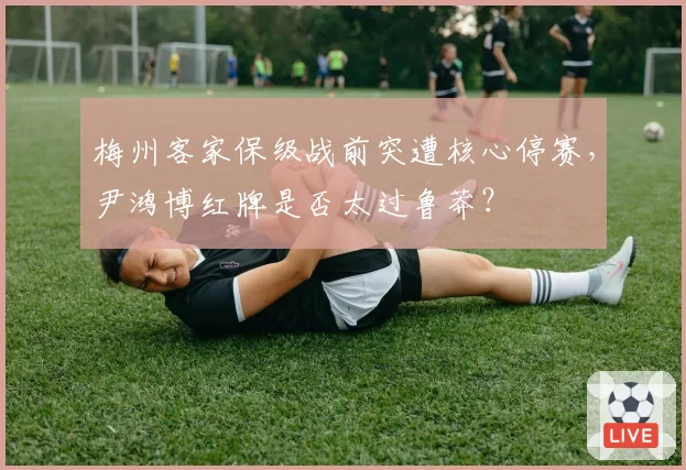 梅州客家保级战前突遭核心停赛，尹鸿博红牌是否太过鲁莽？